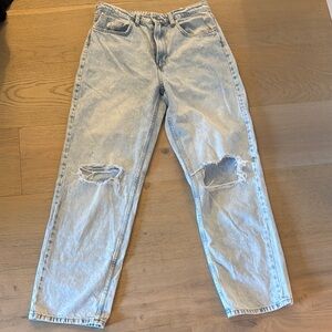 Light Blue Distressed Jeans